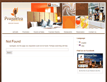 Tablet Screenshot of prajaktrahotel.com